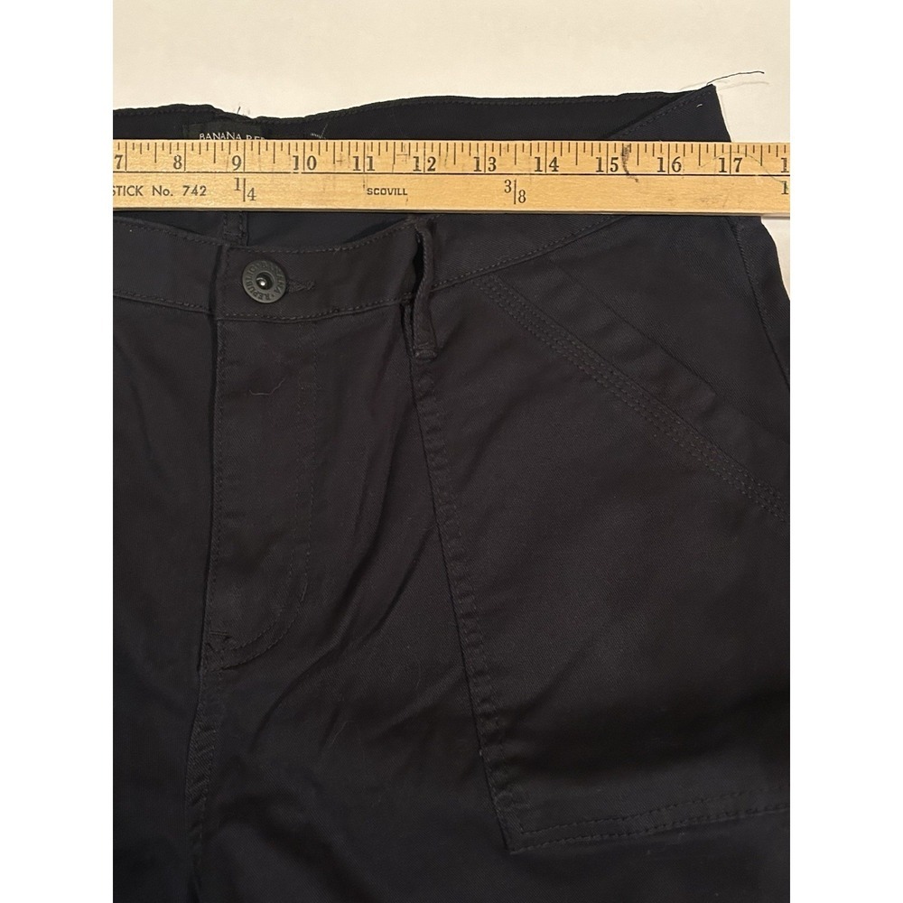 Banana Republic Ladies' High Rise Twill Pants Black Size 14 - Picture 7 of 9